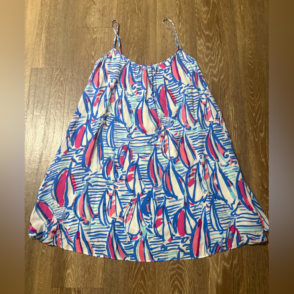 Lilly Pulitzer Sailboat Nautical Dress Size Small